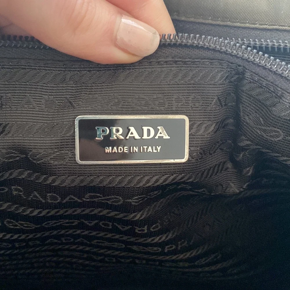 PRADA great condition brown nylon tote - Picture 9 of 11